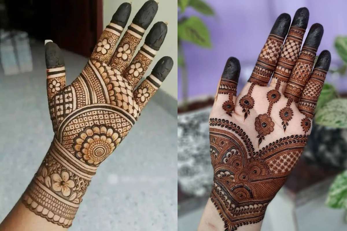 Easy And Simple Mehndi Design For Front Hand