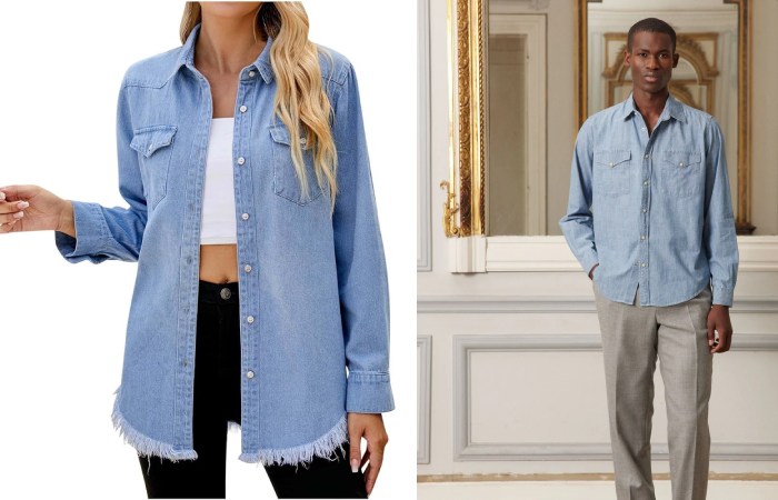 Shop Denim Chambray Shirts